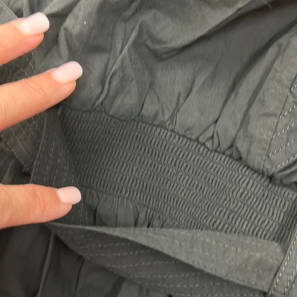 NWT Madewell Ruffled One-Shoulder Midi Dress black 0 - Picture 9 of 9